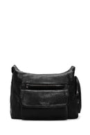 Women's Black Long Strapped Crossbody Bag | Derimod Women's Black Long Strapped Crossbody Bag | Derimod