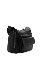 Women's Black Long Strapped Crossbody Bag | Derimod Women's Black Long Strapped Crossbody Bag | Derimod