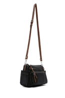 Women's Black Long Strapped Crossbody Bag | Derimod Women's Black Long Strapped Crossbody Bag | Derimod