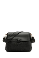 Women's Black Long Strapped Crossbody Bag | Derimod Women's Black Long Strapped Crossbody Bag | Derimod