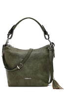 Kadın Haki Uzun Askılı Omuz Çantası | Derimod Kadın Haki Uzun Askılı Omuz Çantası | Derimod