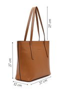 Women's Tan Leather Shoulder Bag | Derimod Women's Tan Leather Shoulder Bag | Derimod