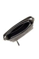 Women's Gray Long Strap Crossbody Bag | Derimod Women's Gray Long Strap Crossbody Bag | Derimod