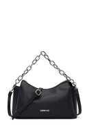 Kadın Siyah Uzun Askılı Çapraz Çanta | Derimod Kadın Siyah Uzun Askılı Çapraz Çanta | Derimod