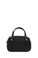 Kadın Siyah Uzun Askılı Baskılı Çapraz Çanta | Derimod Kadın Siyah Uzun Askılı Baskılı Çapraz Çanta | Derimod