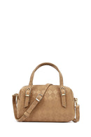 Kadın Bej Uzun Askılı Baskılı Çapraz Çanta | Derimod Kadın Bej Uzun Askılı Baskılı Çapraz Çanta | Derimod