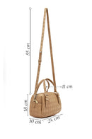 Kadın Bej Uzun Askılı Baskılı Çapraz Çanta | Derimod Kadın Bej Uzun Askılı Baskılı Çapraz Çanta | Derimod