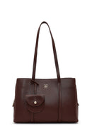 Kadın Kahverengi Aksesuarlı Omuz Çantası | Derimod Kadın Kahverengi Aksesuarlı Omuz Çantası | Derimod