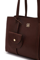 Kadın Kahverengi Aksesuarlı Omuz Çantası | Derimod Kadın Kahverengi Aksesuarlı Omuz Çantası | Derimod