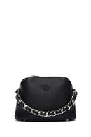 Woman Black Chain Strap Mini Crossbody Bag | Derimod Woman Black Chain Strap Mini Crossbody Bag | Derimod