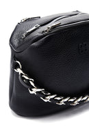 Woman Black Chain Strap Mini Crossbody Bag | Derimod Woman Black Chain Strap Mini Crossbody Bag | Derimod