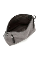 Kadın Gri Uzun Askılı Süet Çapraz Çanta | Derimod Kadın Gri Uzun Askılı Süet Çapraz Çanta | Derimod