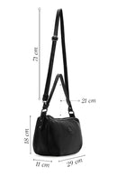 Woman Black Long Strap Casual Shoulder Bag | Derimod Woman Black Long Strap Casual Shoulder Bag | Derimod