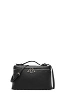 Kadın Siyah Uzun Askılı Mini Kol Çantası | Derimod Kadın Siyah Uzun Askılı Mini Kol Çantası | Derimod