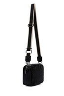 Woman Black Long Strap Stoned Mini Crossbody Bag | Derimod Woman Black Long Strap Stoned Mini Crossbody Bag | Derimod