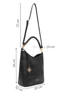 Kadın Siyah Uzun Askılı Omuz Çantası | Derimod Kadın Siyah Uzun Askılı Omuz Çantası | Derimod