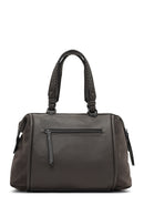 Kadın Gri Uzun Askılı Süet Kol Çantası | Derimod Kadın Gri Uzun Askılı Süet Kol Çantası | Derimod