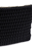 Woman Black Long Chain Strap Printed Clutch Bag | Derimod Woman Black Long Chain Strap Printed Clutch Bag | Derimod