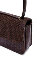 Kadın Kahverengi Uzun Askılı Baskılı Çapraz Çanta | Derimod Kadın Kahverengi Uzun Askılı Baskılı Çapraz Çanta | Derimod