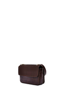 Kadın Kahverengi Uzun Askılı Baskılı Çapraz Çanta | Derimod Kadın Kahverengi Uzun Askılı Baskılı Çapraz Çanta | Derimod