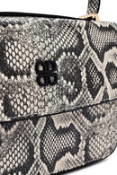 Kadın Gri Uzun Askılı Desenli Çapraz Çanta | Derimod Kadın Gri Uzun Askılı Desenli Çapraz Çanta | Derimod