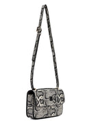 Kadın Gri Uzun Askılı Desenli Çapraz Çanta | Derimod Kadın Gri Uzun Askılı Desenli Çapraz Çanta | Derimod