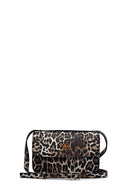 Kadın Leopar Uzun Askılı Desenli Çapraz Çanta | Derimod Kadın Leopar Uzun Askılı Desenli Çapraz Çanta | Derimod