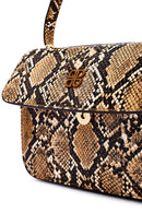 Kadın Vizon Uzun Askılı Desenli Çapraz Çanta | Derimod Kadın Vizon Uzun Askılı Desenli Çapraz Çanta | Derimod