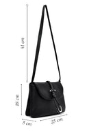Kadın Siyah Omuz Çantası | Derimod Kadın Siyah Omuz Çantası | Derimod