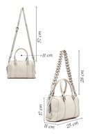 Woman Gray Long Shoulder Bag | Derimod Woman Gray Long Shoulder Bag | Derimod