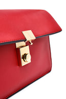 Woman Red Long Strap Crossbody Bag | Derimod Woman Red Long Strap Crossbody Bag | Derimod