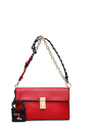 Woman Red Long Strap Crossbody Bag | Derimod Woman Red Long Strap Crossbody Bag | Derimod