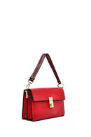 Woman Red Long Strap Crossbody Bag | Derimod Woman Red Long Strap Crossbody Bag | Derimod