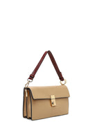 Women's Beige Long Strapped Crossbody Bag | Derimod Women's Beige Long Strapped Crossbody Bag | Derimod