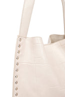 Kadın Bej Baskılı Omuz Çantası | Derimod Kadın Bej Baskılı Omuz Çantası | Derimod