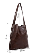 Kadın Kahverengi Baskılı Omuz Çantası | Derimod Kadın Kahverengi Baskılı Omuz Çantası | Derimod