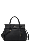 Women's Black Long Strap Classic Shoulder Bag | Derimod Women's Black Long Strap Classic Shoulder Bag | Derimod