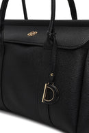 Women's Black Long Strap Classic Shoulder Bag | Derimod Women's Black Long Strap Classic Shoulder Bag | Derimod