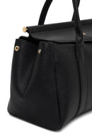 Women's Black Long Strap Classic Shoulder Bag | Derimod Women's Black Long Strap Classic Shoulder Bag | Derimod