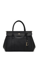 Women's Black Long Strap Classic Shoulder Bag | Derimod Women's Black Long Strap Classic Shoulder Bag | Derimod