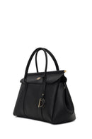 Women's Black Long Strap Classic Shoulder Bag | Derimod Women's Black Long Strap Classic Shoulder Bag | Derimod