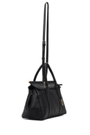 Women's Black Long Strap Classic Shoulder Bag | Derimod Women's Black Long Strap Classic Shoulder Bag | Derimod