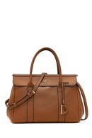 Women's Brown Long Strap Classic Shoulder Bag | Derimod Women's Brown Long Strap Classic Shoulder Bag | Derimod