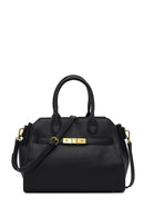 Women's Black Long Strap Classic Shoulder Bag | Derimod Women's Black Long Strap Classic Shoulder Bag | Derimod