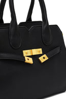 Women's Black Long Strap Classic Shoulder Bag | Derimod Women's Black Long Strap Classic Shoulder Bag | Derimod