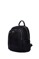 Kadın Siyah Kumaş Sırt Çantası | Derimod Kadın Siyah Kumaş Sırt Çantası | Derimod