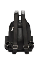 Kadın Siyah Aksesuar Detaylı Sırt Çantası | Derimod Kadın Siyah Aksesuar Detaylı Sırt Çantası | Derimod