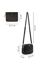 Kadın Siyah Uzun Askılı Çapraz Çanta | Derimod Kadın Siyah Uzun Askılı Çapraz Çanta | Derimod