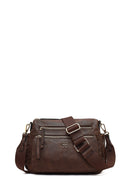 Women's Brown Long Strap Crossbody Bag | Derimod Women's Brown Long Strap Crossbody Bag | Derimod