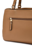 Women's Taupe Long Strap Shoulder Bag | Derimod Women's Taupe Long Strap Shoulder Bag | Derimod